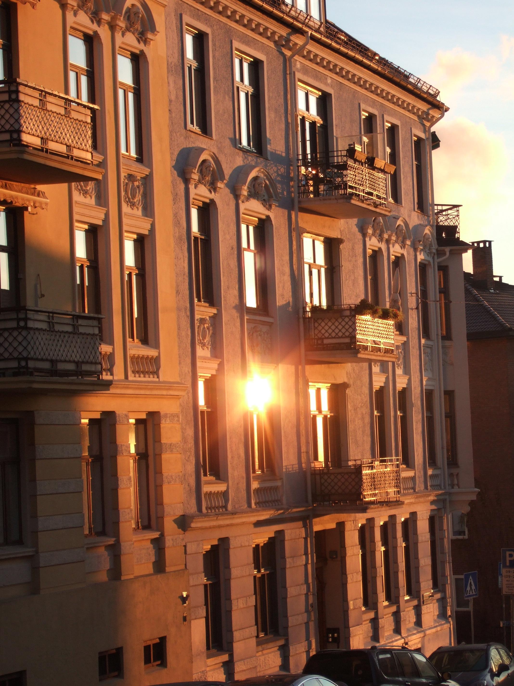 when the sun hits …